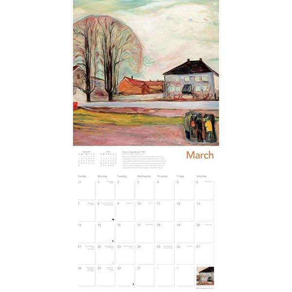 Edvard Munch Calendar 2027, Wall Calendars, Month To View, Art, Gift
