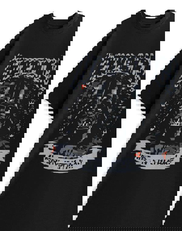 Star Wars Mens Black Merry Sithmas Short Sleeved T-Shirt