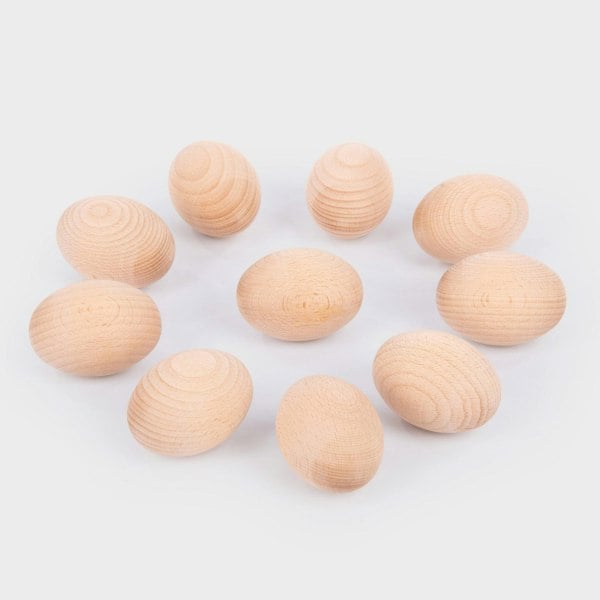 tickit Natural Wooden Eggs