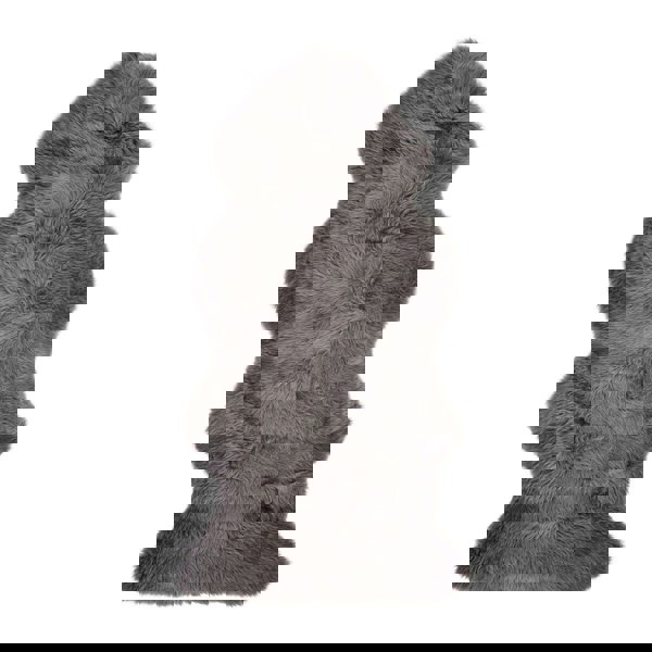 New Zealand Sheepskin | Long Wool | Rug 135 cm Steel