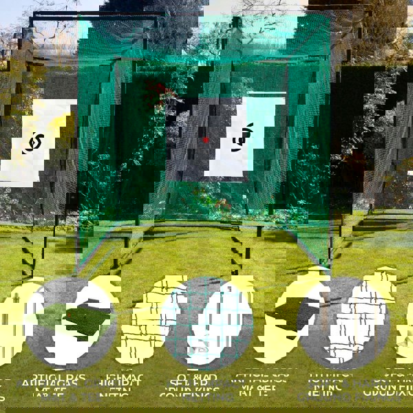 Monstershop Golf Practice Cage and Net