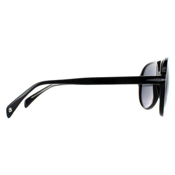 David Beckham Sunglasses DB1091/S 807 M9 Shiny Black Dark Grey
