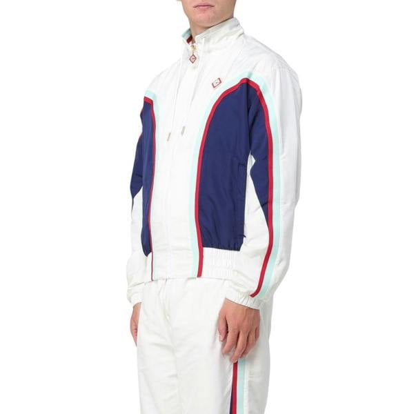Casablanca Side Panelled Shell Suit Track Jacket White Jackets