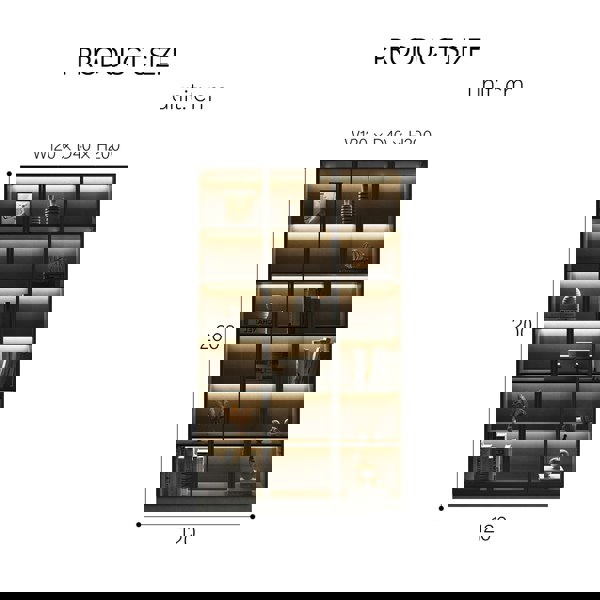 Rit Concept Kauffman Wine Storage With Glass Doors, Display Cabinet