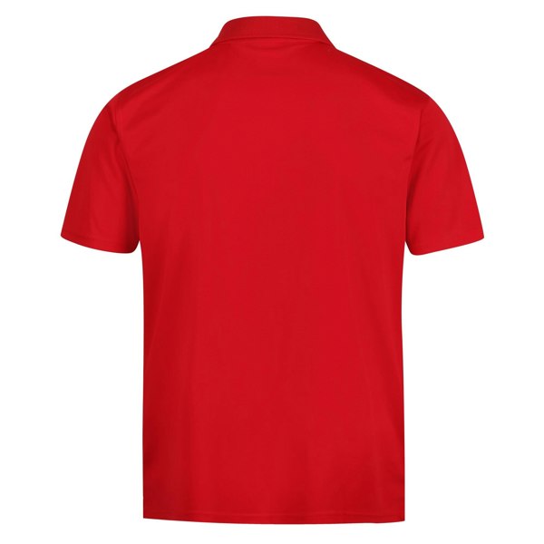 Regatta Mens Pro Moisture Wicking Polo Shirt - Classic Red