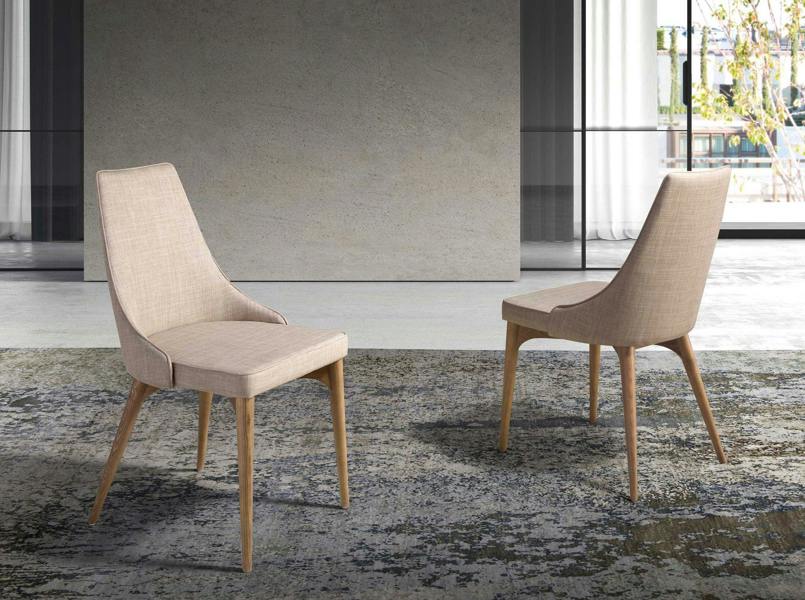 Angel Cerdá Brown Fabric Chair 4032