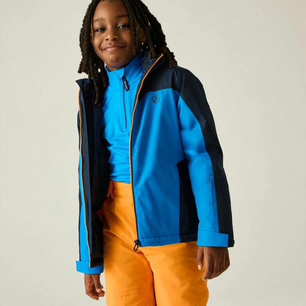 Dare 2B Childrens/Kids Piste Two Tone Ski Jacket - Athletic Blue - 