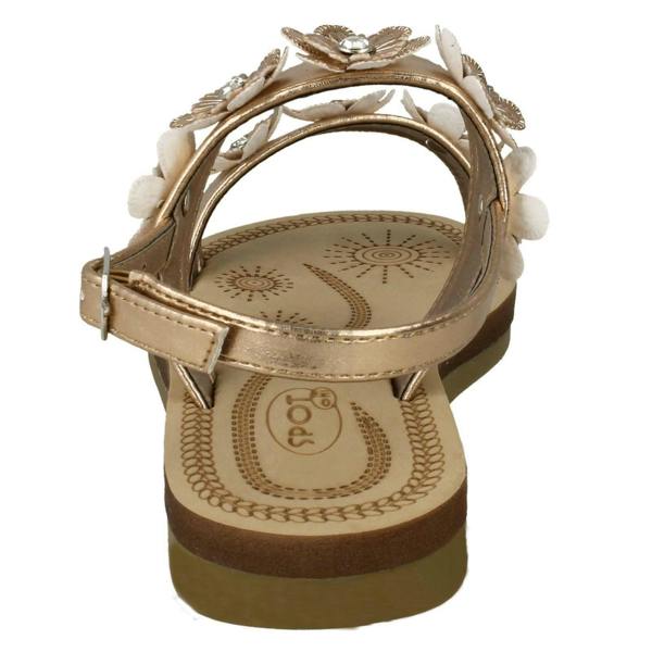 Spot On Girls Spot On Slingback Flowery Sandals