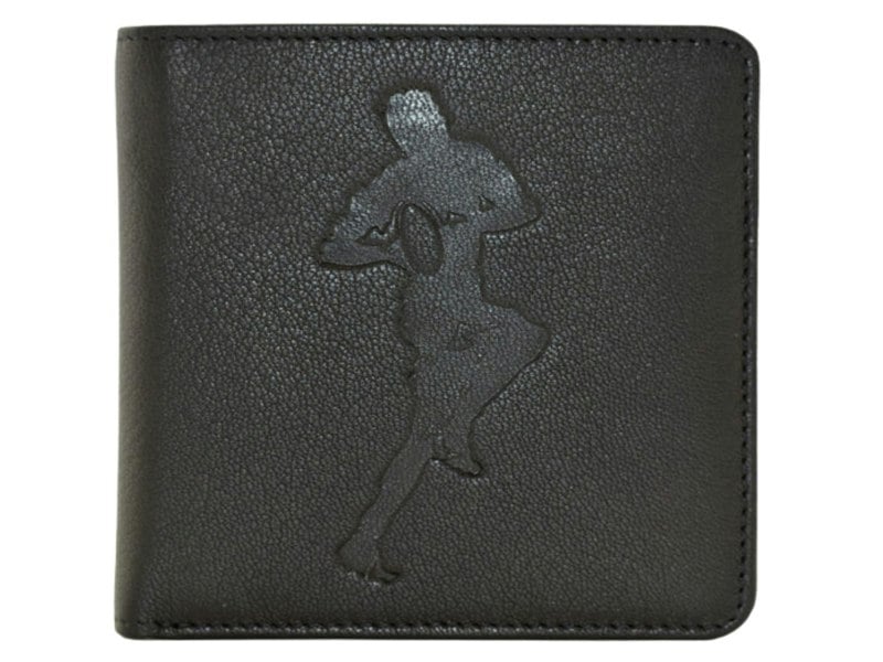 Mala Leather Men's RFID Slim Leather Wallet – Rugby Embossed Design