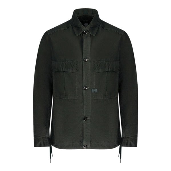 G-Star Raw Relaxed Raven Men's Denim Overshirt Jacket - Black