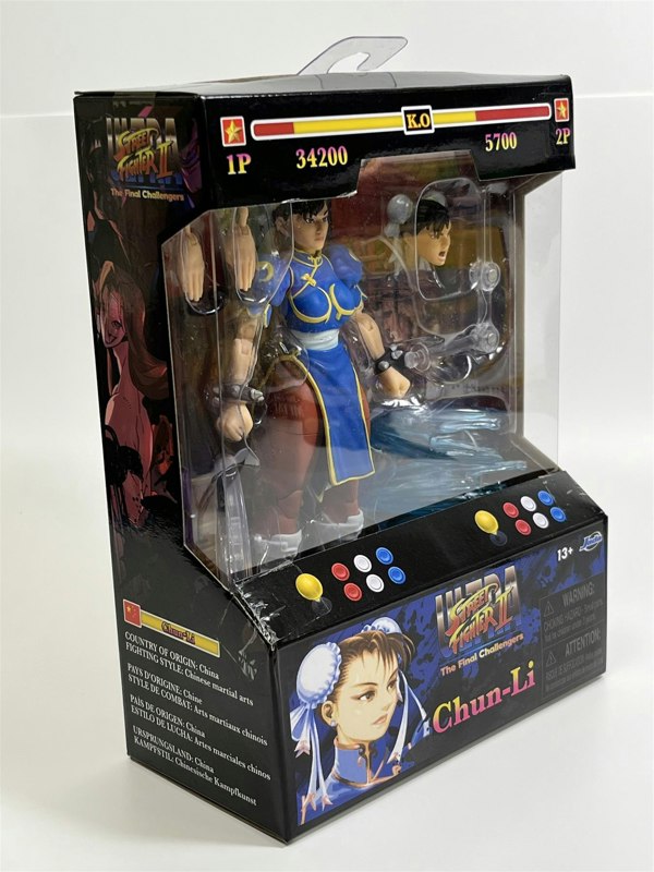 Jada Chun-Li Street Fighter II 6 Inch Figure Jada 253252026 34216