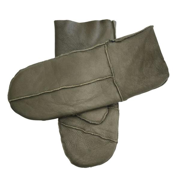 Infinity Leather Womens Genuine Real Sheepskin Leather Mittens Warm Gloves