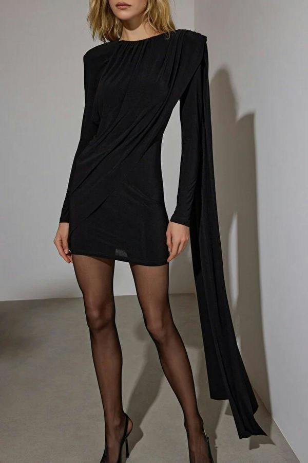 WOVCOR Knitted Mini Dress