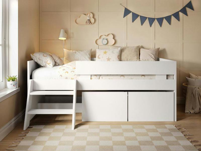 Flair Logan Single Storage Low Sleeper Bed