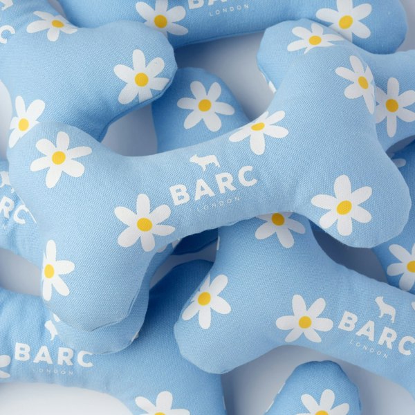 Selection of Daisy Print Dog Toys with Squeaker