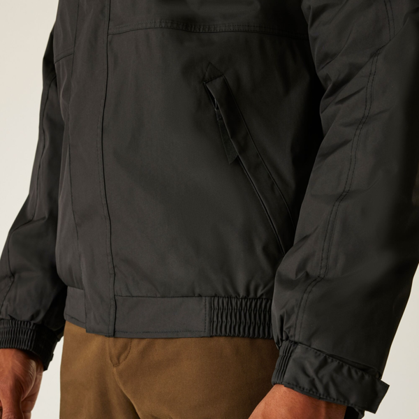 Regatta Mens Dover Waterproof Insulated Jacket - Black/Red