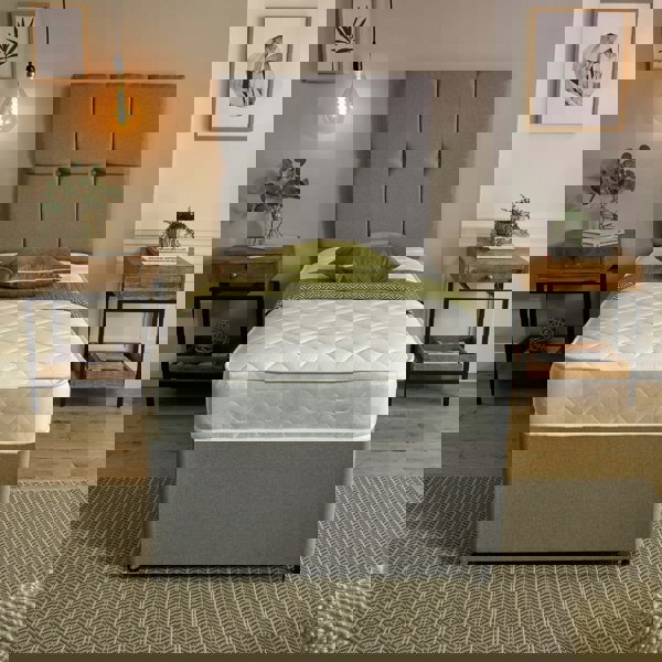 Starlight Beds Hybrid Coil Spring and Memory Foam Mattress - 19cm Deep, Soft-Medium Feel