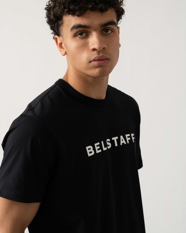 Belstaff Mens Logo T-Shirt - Black