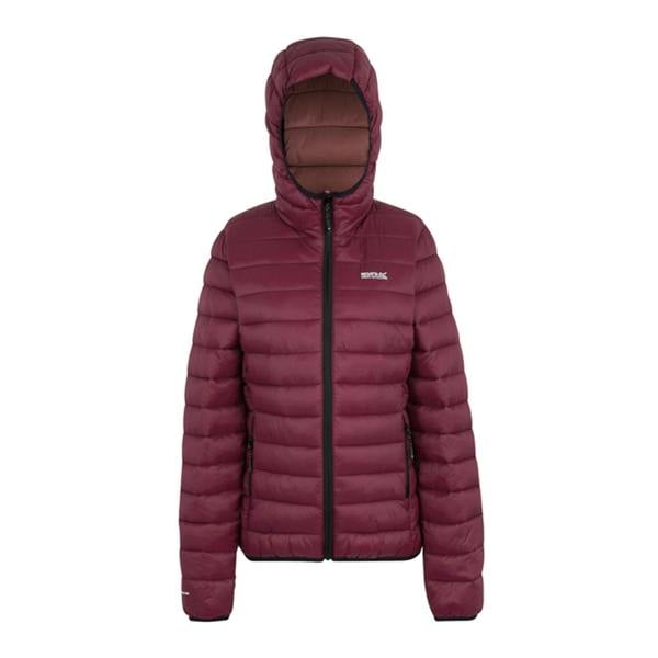 Regatta Womens Marizion Hooded Padded Jacket - Dark Pimento