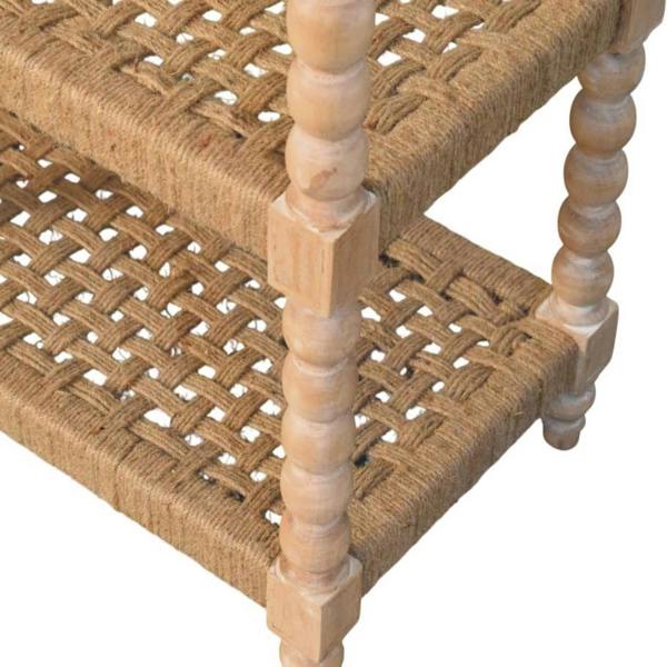 Artisan Furniture Solid Wood Spindle Console Table