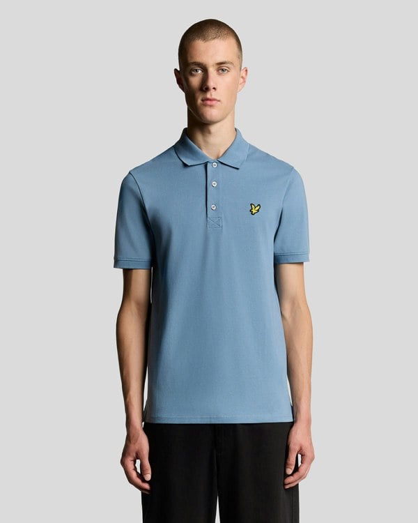Lyle & Scott Plain Mens Polo Shirt SP400VOG - X861 Ocean Sky