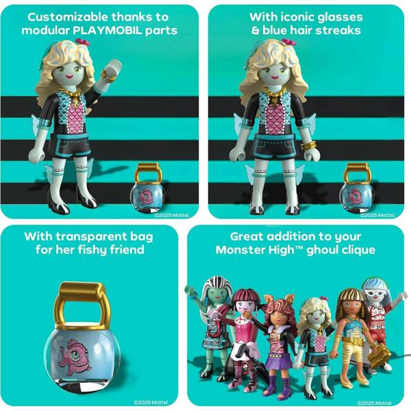 Playmobil Monster High Lagoona Blue - 71998 Playset