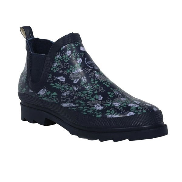 Regatta Womens/Ladies Harper Floral Wellington Boots - Navy