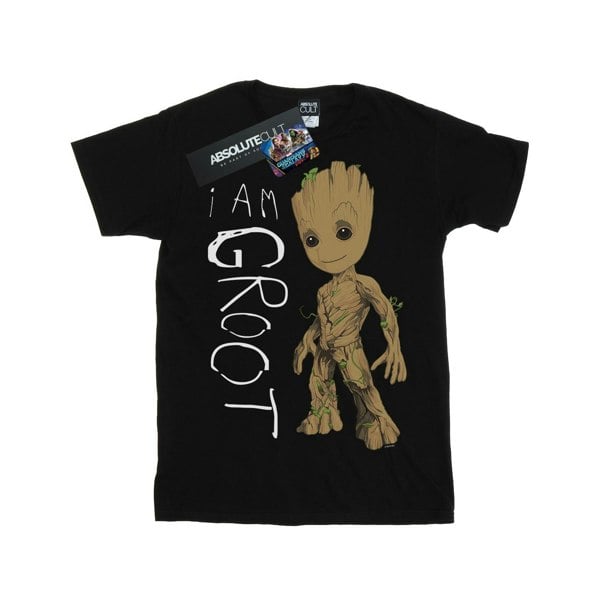 Marvel Mens Guardians Of The Galaxy I Am Groot Scribbles T-Shirt - Black