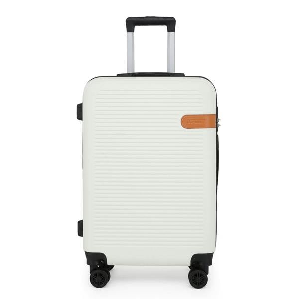 Infinity Luggage Hard Shell Classic Dual 4 Wheel Luggage Suitcase Set