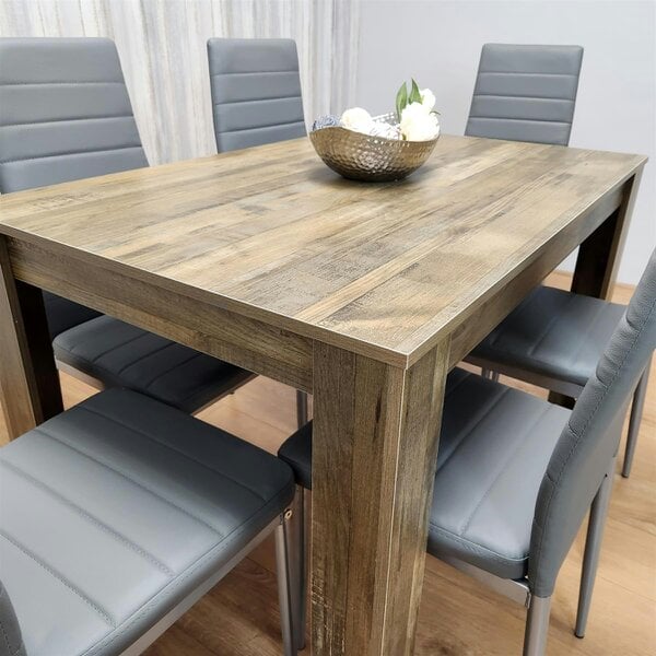 Kosy Koala Dining Table Set with 6 Chairs Dining Room and Kitchen table set of 6