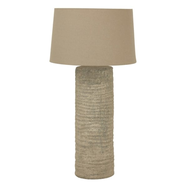 Hill Interiors Tuscan Tall Table Lamp (UK Plug) - Grey