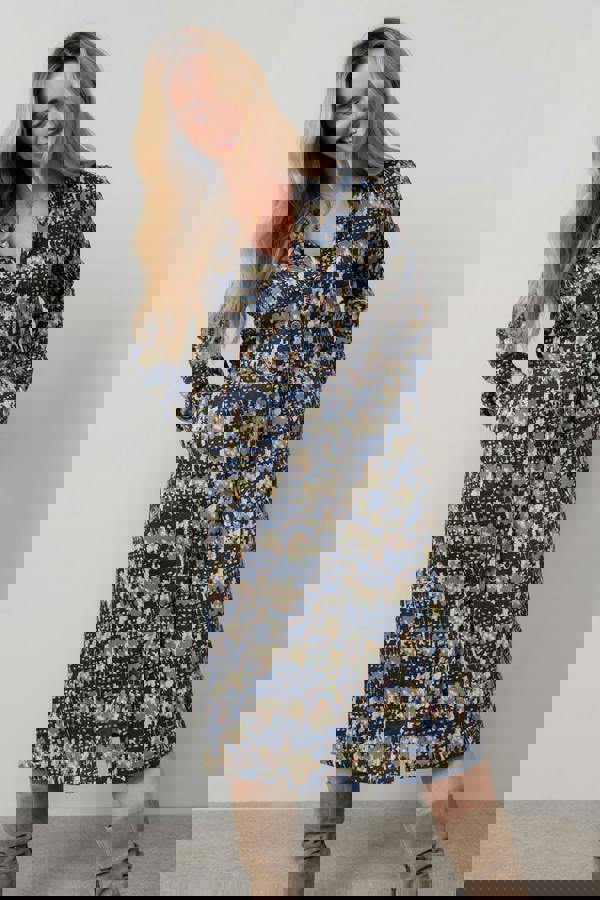 Anya Midi Shirt Dress Navy | Lily and Me Clothing