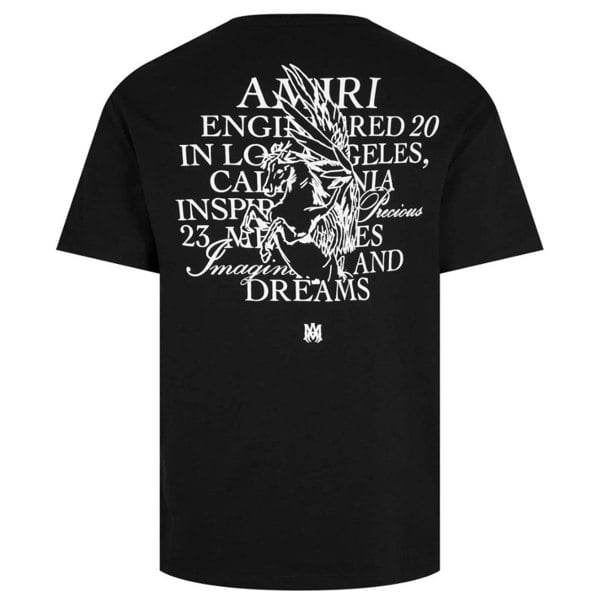 Amiri Precious Memories Logo Black T-Shirt S