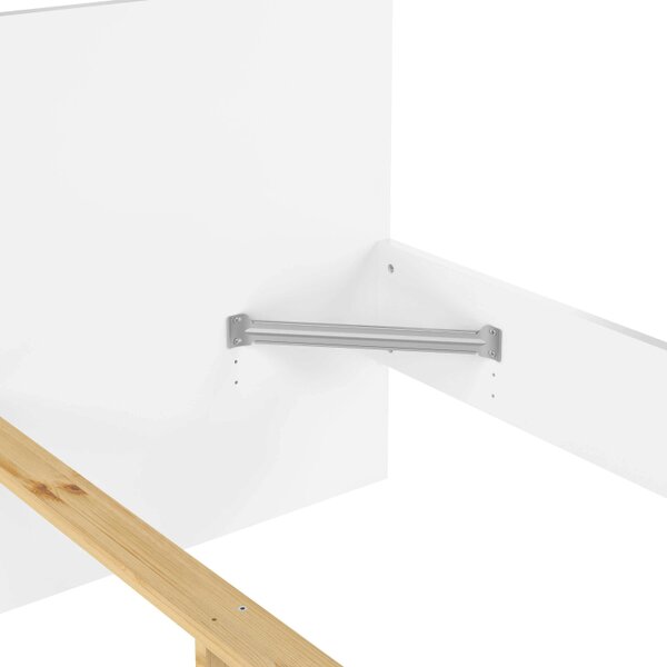 Wyld Haus Budapest 4ft6 Double White Wooden Bed Frame