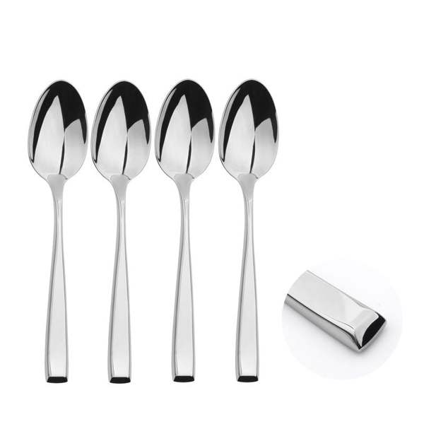 Glim Glam Cutlery Sets Stainless Steel 18/8 Teaspoon 4pc Set Catering Taper 