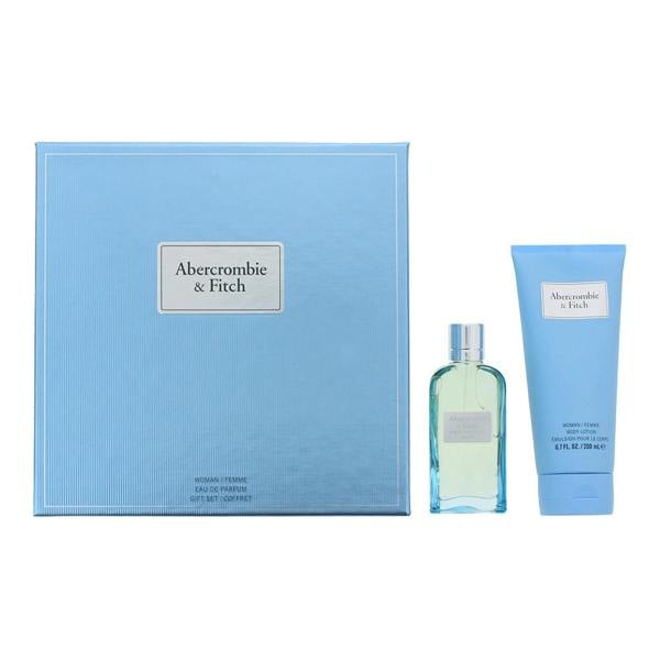 Abercrombie & Fitch First Instinct Blue Eau de Parfum 50ml + Body Lotion 200ml Gift Set for Her