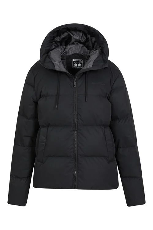 Mountain Warehouse Womens/Ladies Cosy Extreme Short Down Jacket - Black