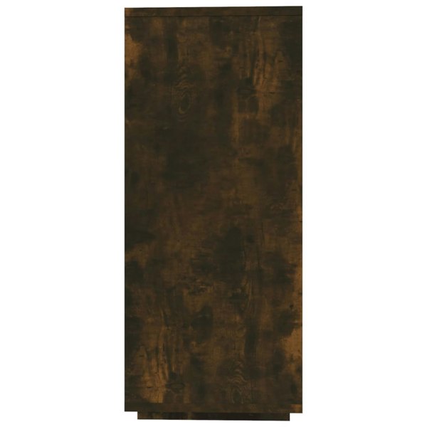 Berkfield Sideboard Smoked Oak 120x30x75 cm Engineered Wood