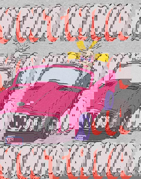 Rugrats Womens Grey Cynthia Car Short Sleeved T-Shirt