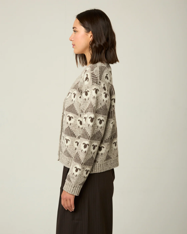 Peregrine Megan Sheep V-Neck Cardigan