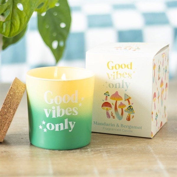 Serano Good Vibes Only Mandarin & Bergamot Candle