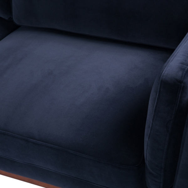 Mickey 3 Seat Sofa - Midnight Blue