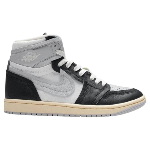 Nike Womens/Ladies Air Jordan 1 Leather High-top Trainers - Black - 