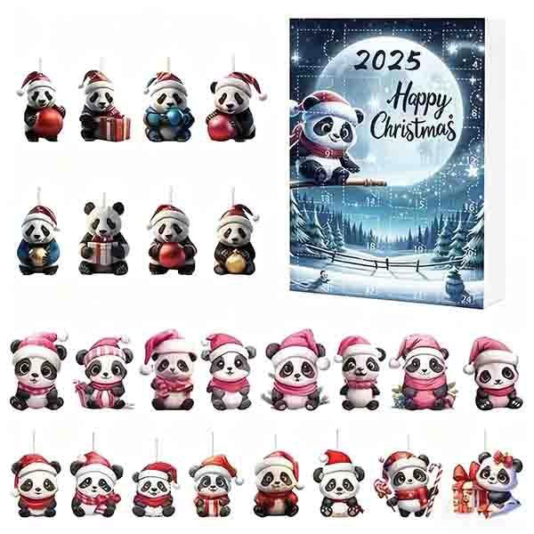Leaper Cute Panda Hanging Decoration Christmas Calendar Blind Box