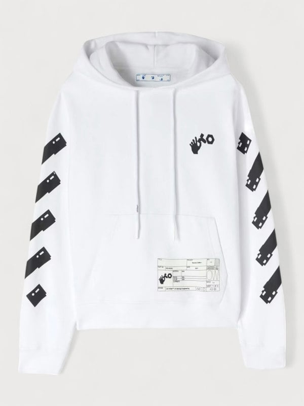 Off-White Teenage Engineering Arrow Hoodie White - Mens