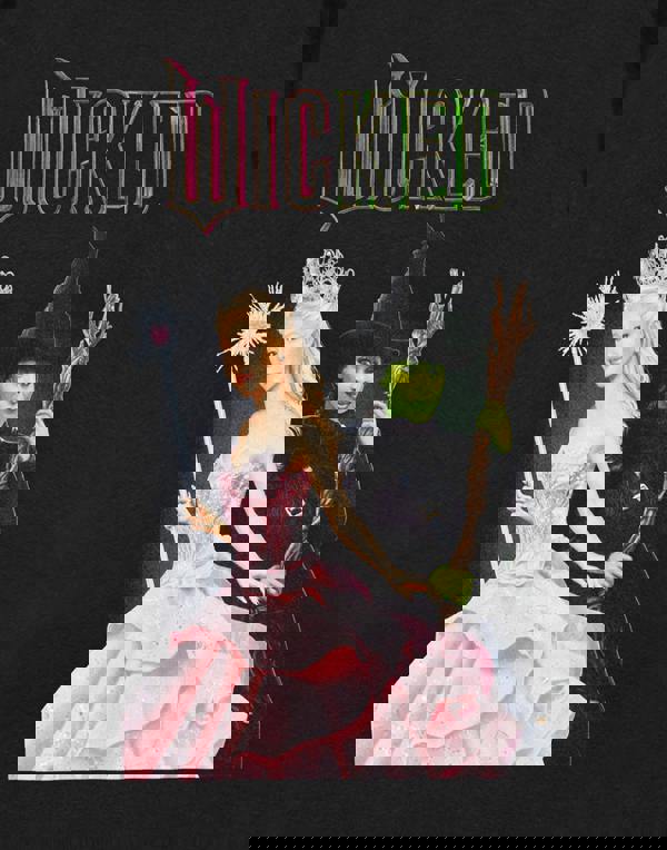 Wicked Womens Black Glinda & Elphaba Short Sleeved T-Shirt