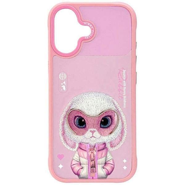 Nimmy Friends Nimmy Cool & Cute 2.0 Rabbit Case with MagSafe for iPhone 17 6.3" Pink - N-KMLL-IP17-08-A