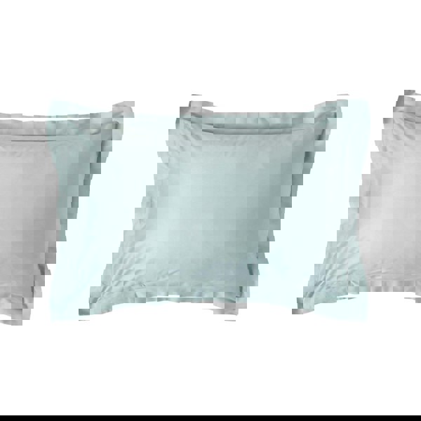 HOMESCAPES Organic 400 TC Egyptian Cotton Sateen Oxford Pillowcase, Standard Size