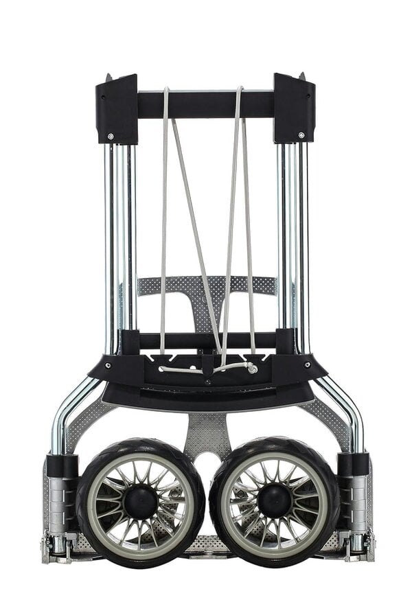 RuXXac Cross 2234-41V3 Folding Sack Truck Barrow for Rough Terrain, Hand Trolley Cart with Extra Wide Wheels, 100kg Capacity