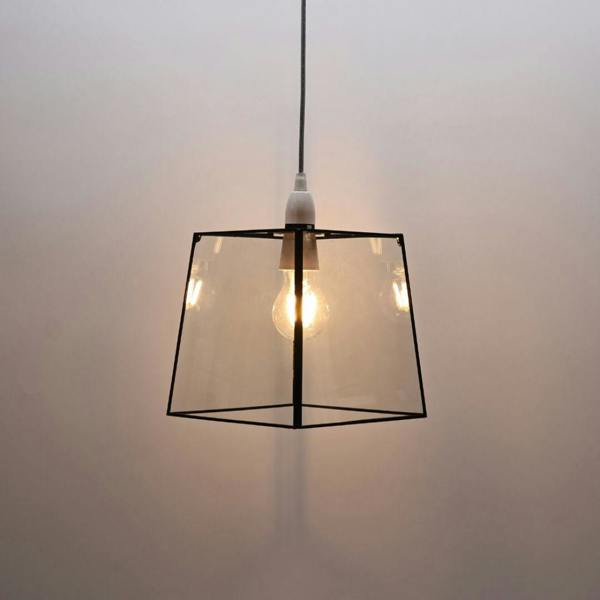 Pagazzi Lighting Sable Matte Black Glass Easy-Fit Pendant